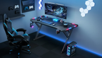 RGB Gaming Sto – Profesionalni Gejmerski Sto sa LED Osvetljenjem