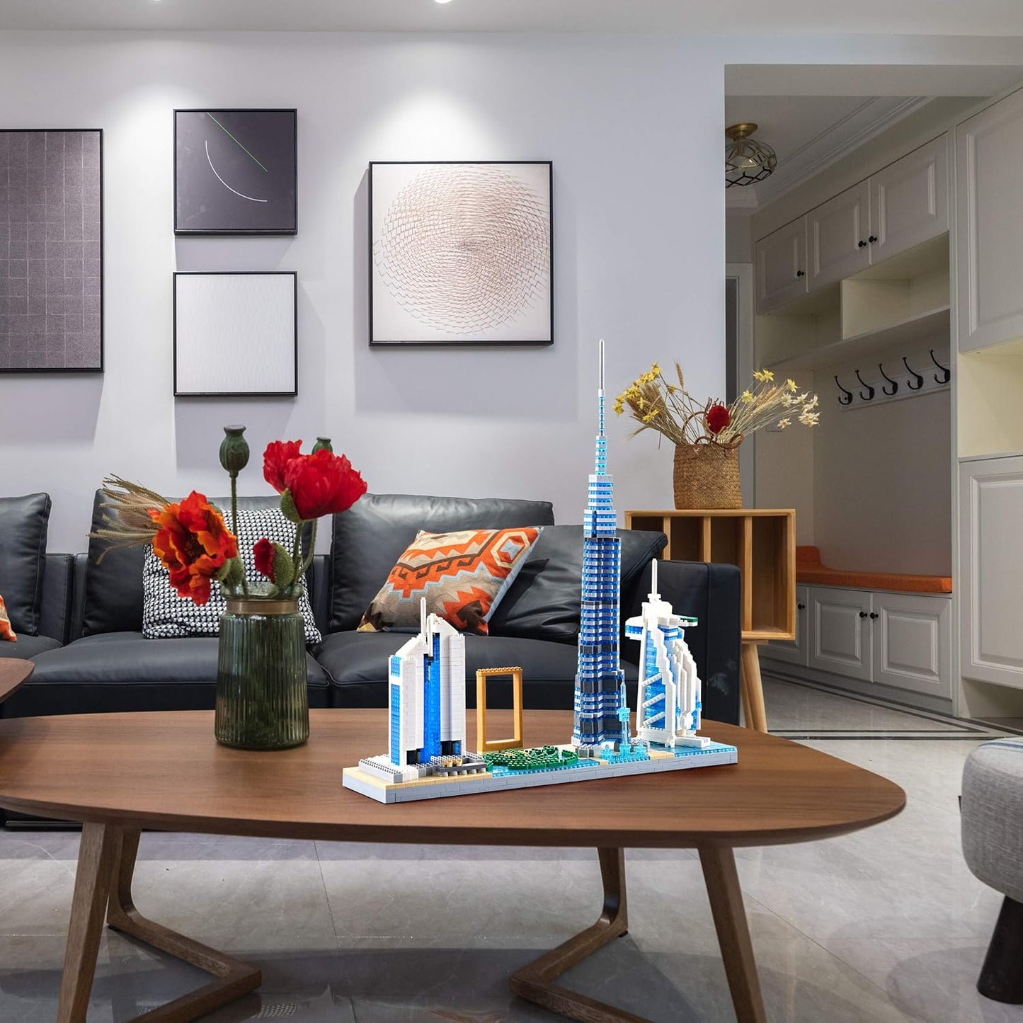 Dubai Skyline Arhitektonski Model – Kolekcionarski Micro Kocke Set za Odrasle