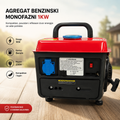 Benzinski Agregat 1 kW Monofazni – Prenosni Generator Struje za Kuću, Vikendicu i Gradilište