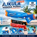 Automatska Vodena Puška u Obliku Ajkule – Snažan Mlaz za Bazen i Plažu