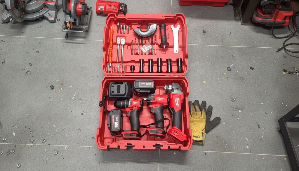 Mega Aku Set 88V – 3 Alata u 1 + 2 Baterije i Kofer – Sve što vam treba!