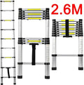 Aluminijumske teleskopske merdevine 2.6 m
