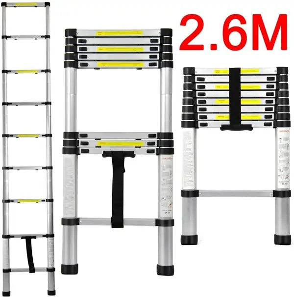 Aluminijumske teleskopske merdevine 2.6 m