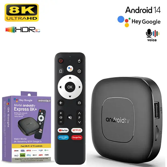 Android Tv Box Mortal T1 4k Ultra HD Android 14 5G 2G/16G