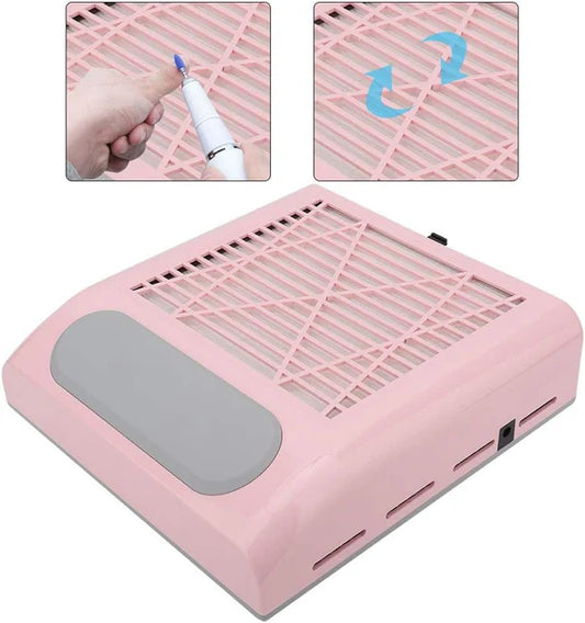 Aspirator za nokte sa filterom 80w Pink