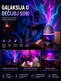 Aurora Lampa Jaje Dinosaurusa – Galaxy Projektor sa Bluetooth Zvučnikom i LED Noćnim Svetlom