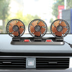 Auto Ventilator 12V 3u1 – Snažan Trostruki Ventilator sa Tihim Radom