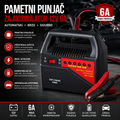 Automatski 12V 6A Punjač Akumulatora sa Zaštitom – Inteligentni Charger za Auto Baterije