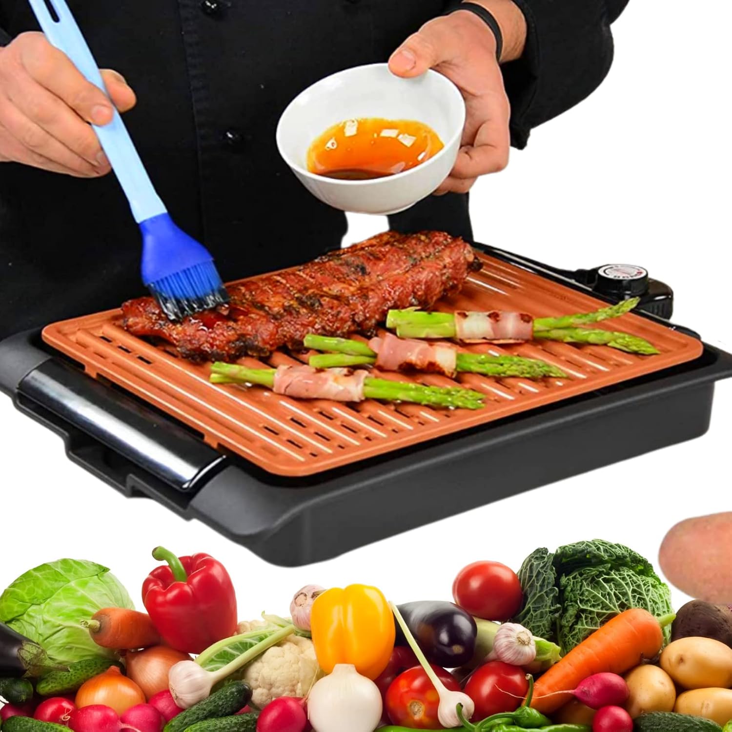 BBQ titanium elektricni rostilj