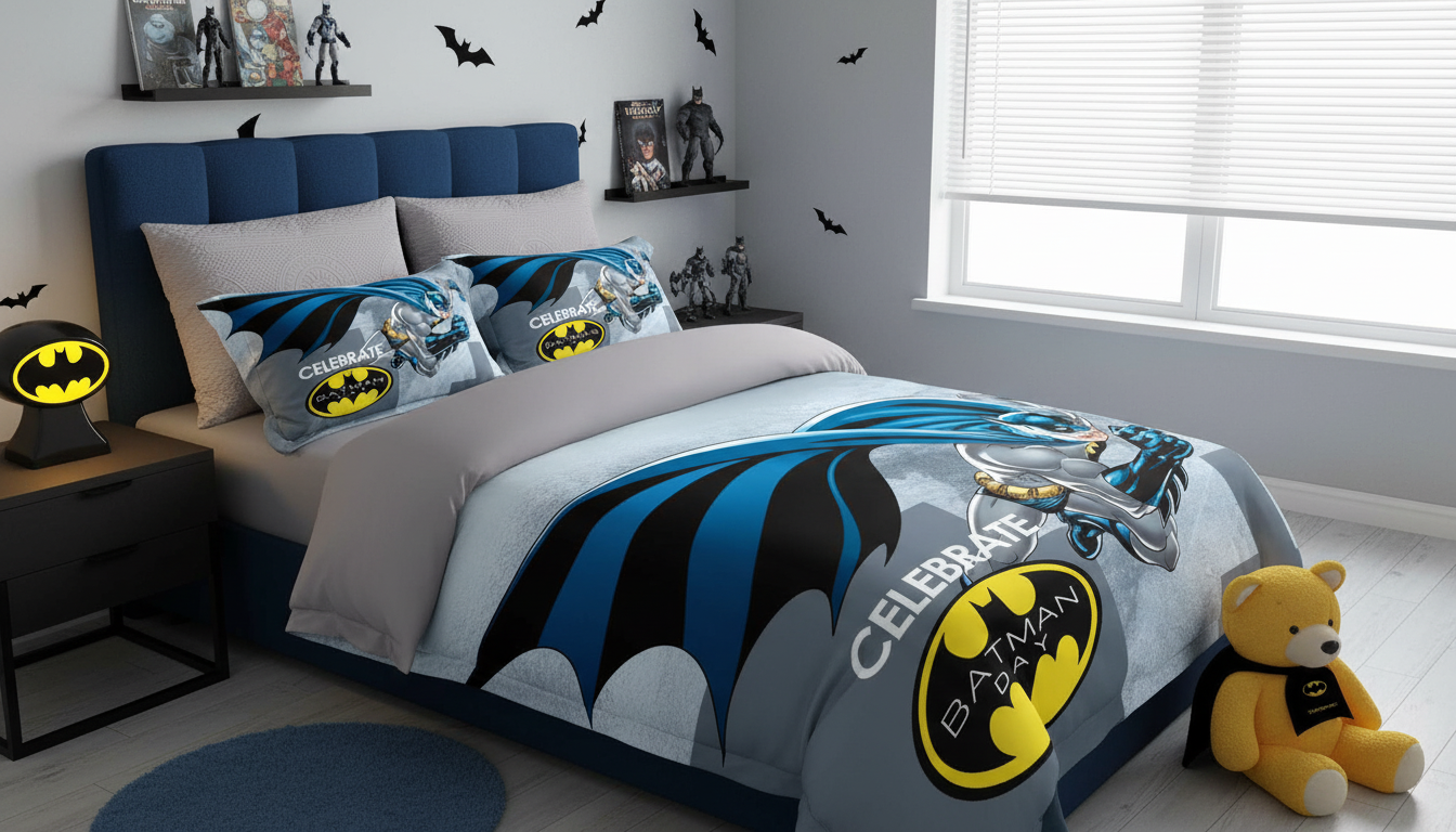 Batman 3D Posteljina za Decu – Mekana i Kvalitetna 140x200