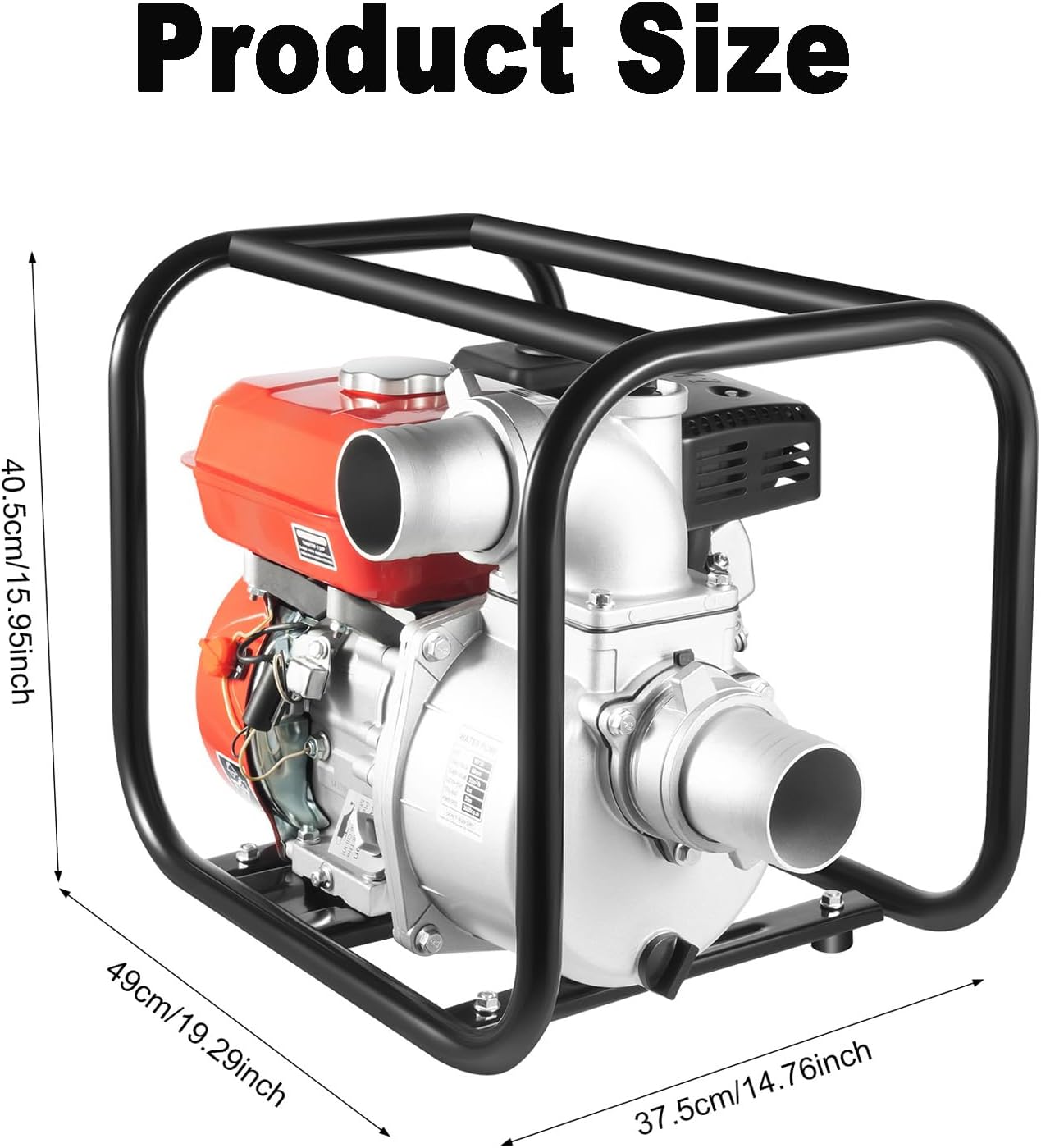 Visokopritisna Benzinska Pumpa 3" – 7.5HP za Farme, Bazene i Bašte