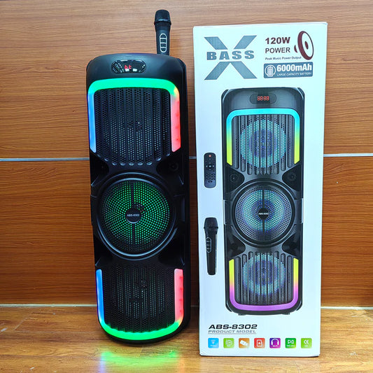 Bluetooth Zvučnik veliki ABS-8302 bezicni mikrofon 40w