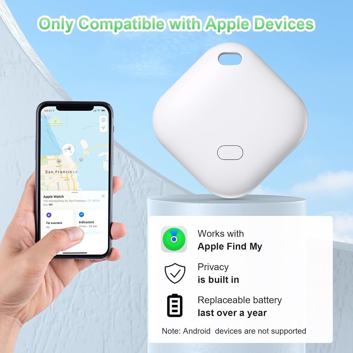 Bluetooth lokator X-TAG