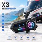 X3 Handsfree Komunikator za Motor – Jasna Komunikacija u Vožnji