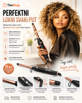 Figaro za Afro Lokne 9 mm – Profesionalni Mini Figaro za Sitne Lokne, Kovrdžanje i Oblikovanje Kose