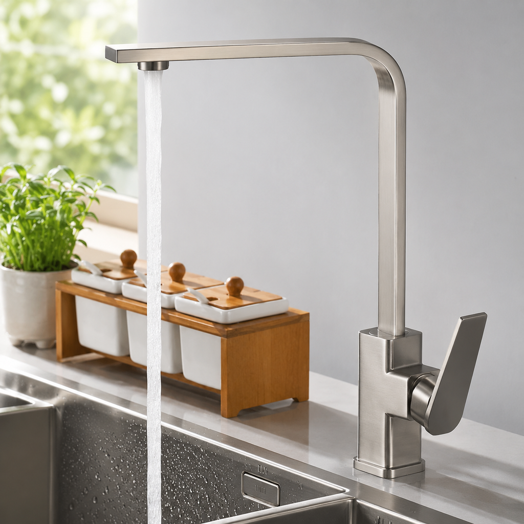 Elegantna Slavina za Sudoperu – Inox Kuhinjska Slavina Premium Kvaliteta
