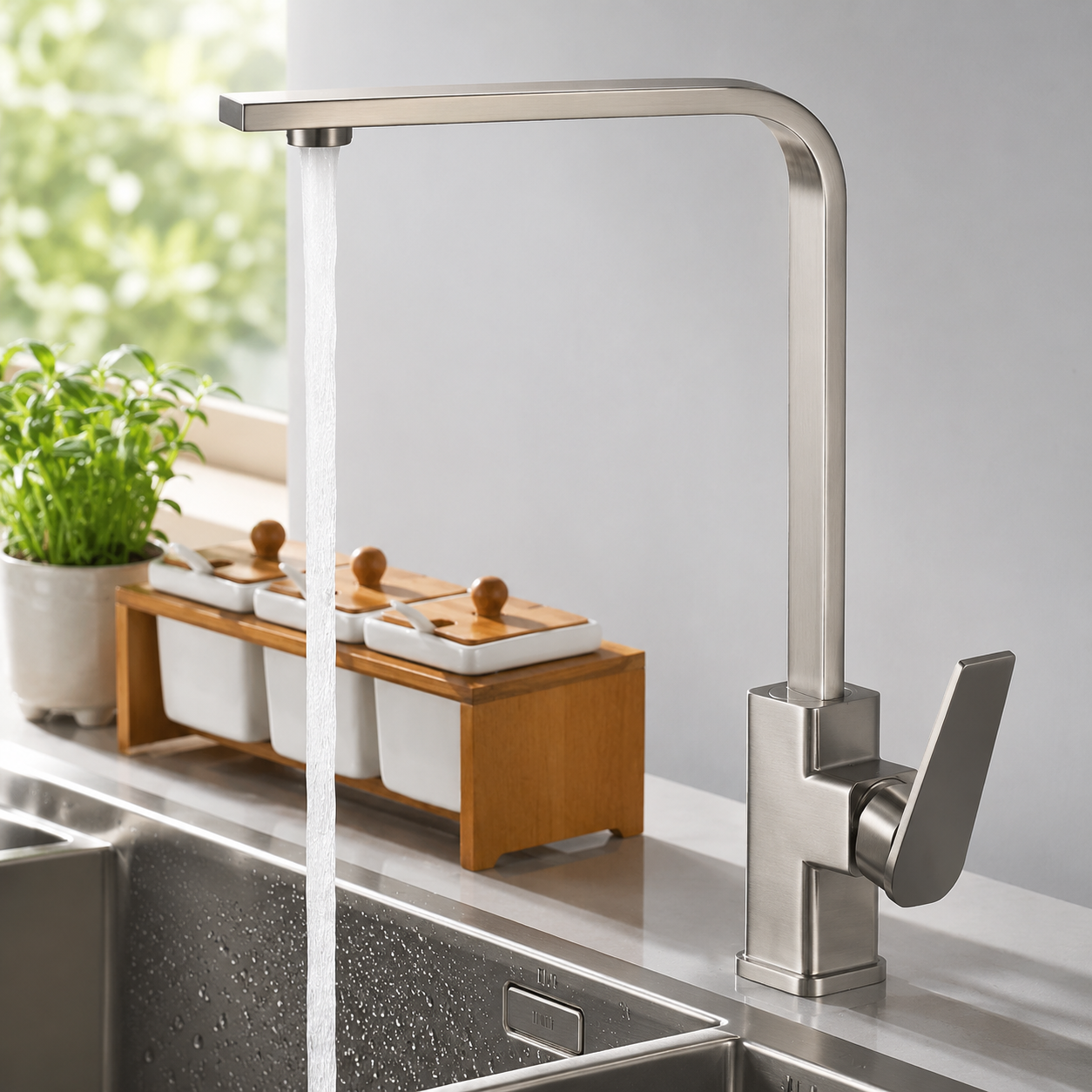 Elegantna Slavina za Sudoperu – Inox Kuhinjska Slavina Premium Kvaliteta