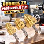 Burgije za Proširivanje Cevi 3 Komada – Set Ekspandera za Cevi 15–31 mm