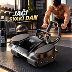 Ab Roller sa Automatskim Povratom – Fitness Sprava za Stomak za Kućni Trening i Jačanje Core-a