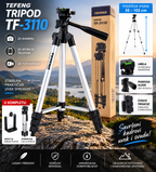 Tripod Stativ 3110 – Podesivi Stalak za Fotoaparat, Kameru i Mobilni Telefon