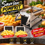 Secko za Pomfrit sa 2 Sečiva – Ručni Secko za Brzo i Lako Pravljenje Pomfrita