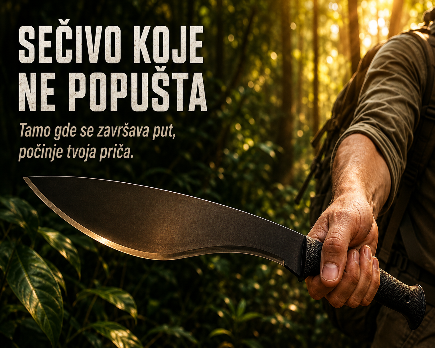Cold Steel Kukri Mačeta – Robusna Outdoor Oprema za Kampovanje, Planinarenje i Boravak u Prirodi