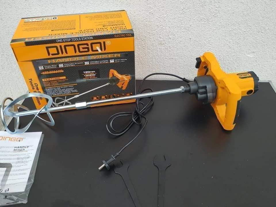 DINGQI Mikser za mešanje 1200W – za farbe, lepak, glet masu i malter