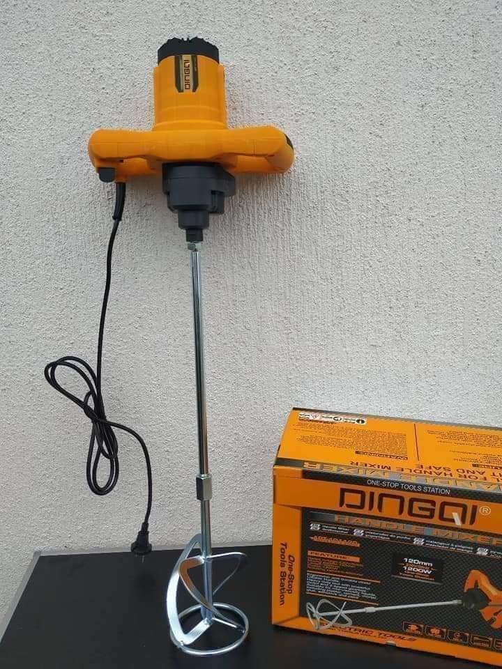 DINGQI Mikser za mešanje 1200W – za farbe, lepak, glet masu i malter