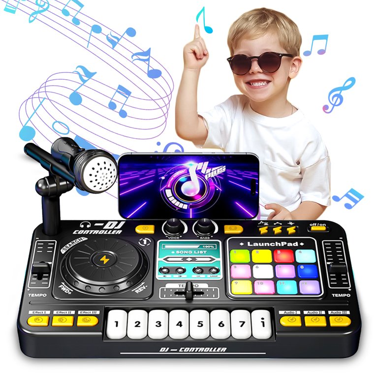 DJ Mixer za Decu – Muzička Igračka sa Zvukovima, Svetlima i Ritmovima
