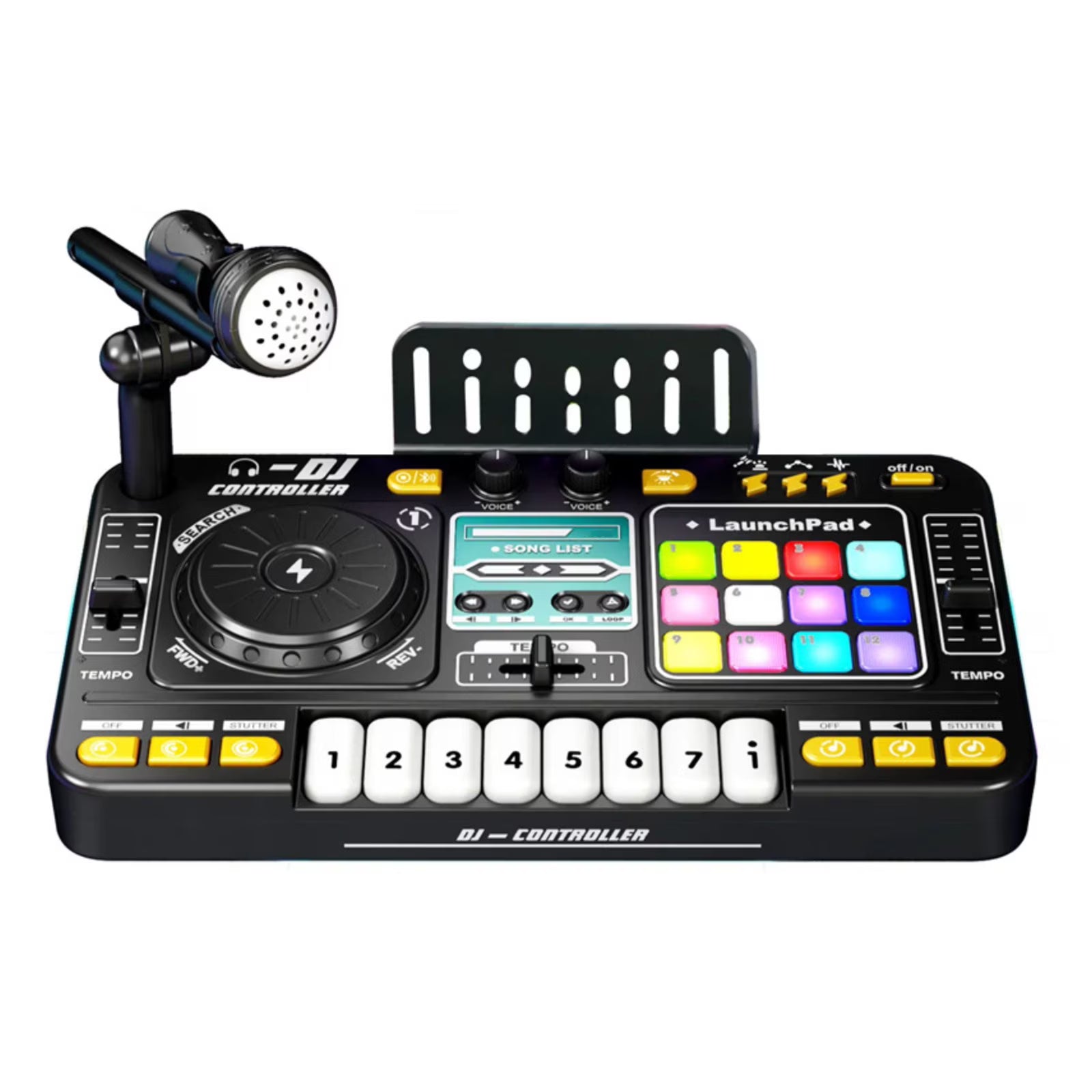 DJ Mixer za Decu – Muzička Igračka sa Zvukovima, Svetlima i Ritmovima