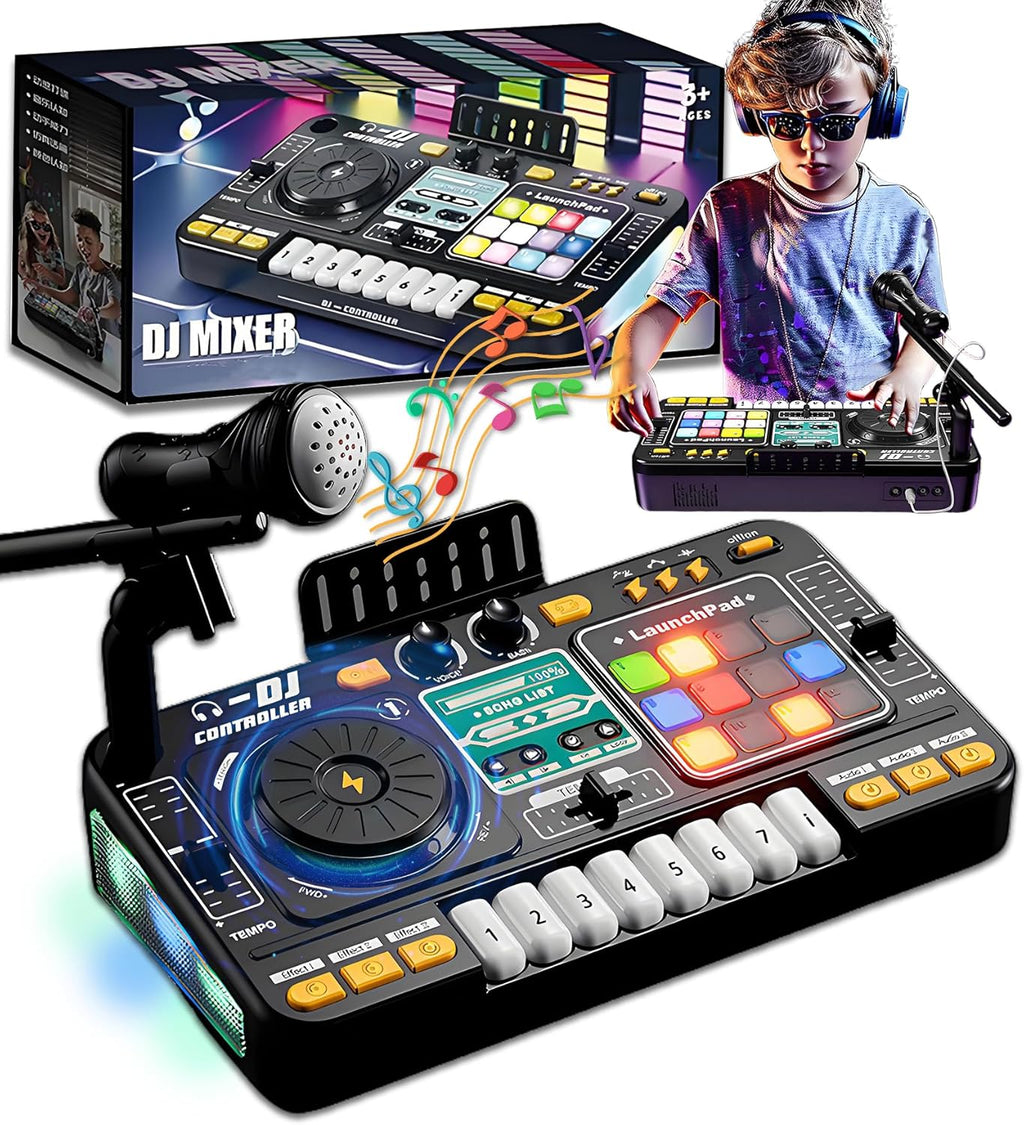 DJ Mixer za Decu – Muzička Igračka sa Zvukovima, Svetlima i Ritmovima