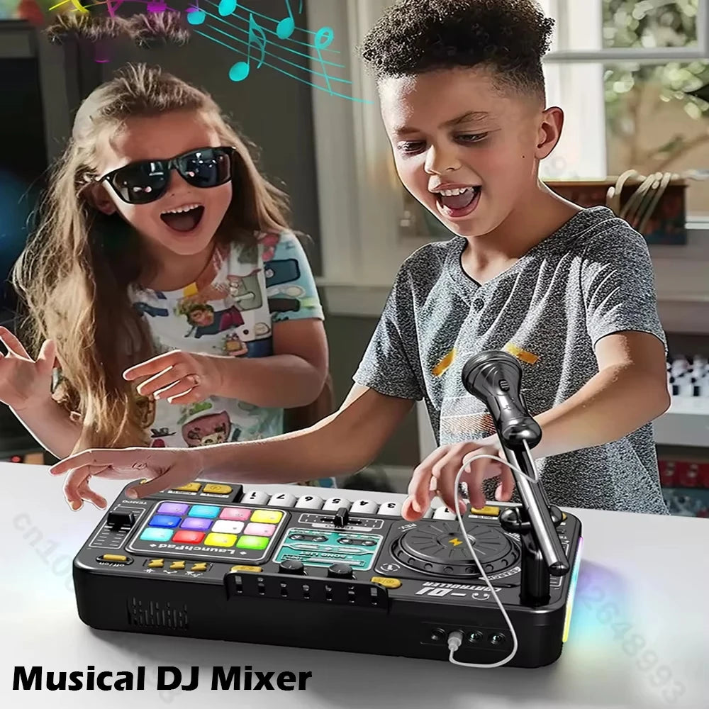 DJ Mixer za Decu – Muzička Igračka sa Zvukovima, Svetlima i Ritmovima