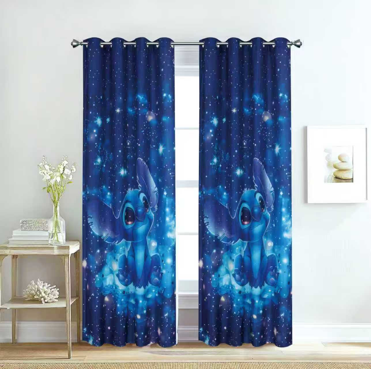 Dečiji Draper Stitch Plavi 140x260cm – Jedno Krilo za Dečiju Sobu