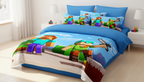 Minecraft 5D Posteljina – Set za Decu sa 3D Efektom