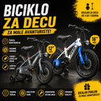 Dečije Biciklo TYRON – 12” i 16” | Savršeno za Prve Vožnje i Učenje