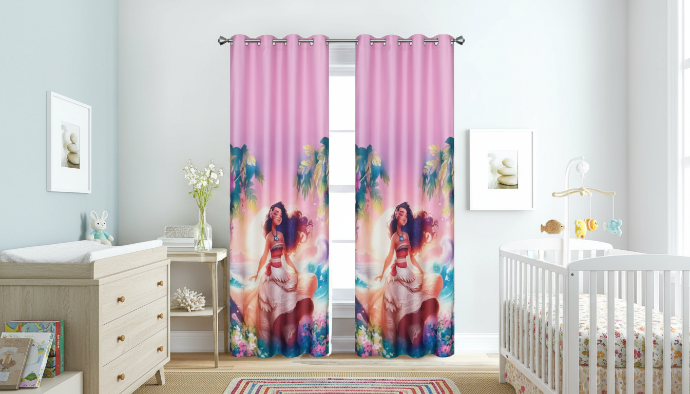 Dečiji Draper Moana 140x260cm – Jedno Krilo za Dečiju Sobu