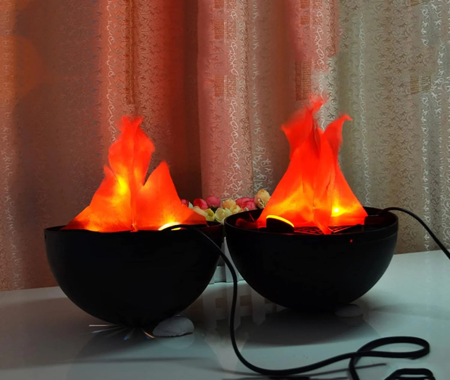 Električna dekorativna LED lampa sa efektom plamena