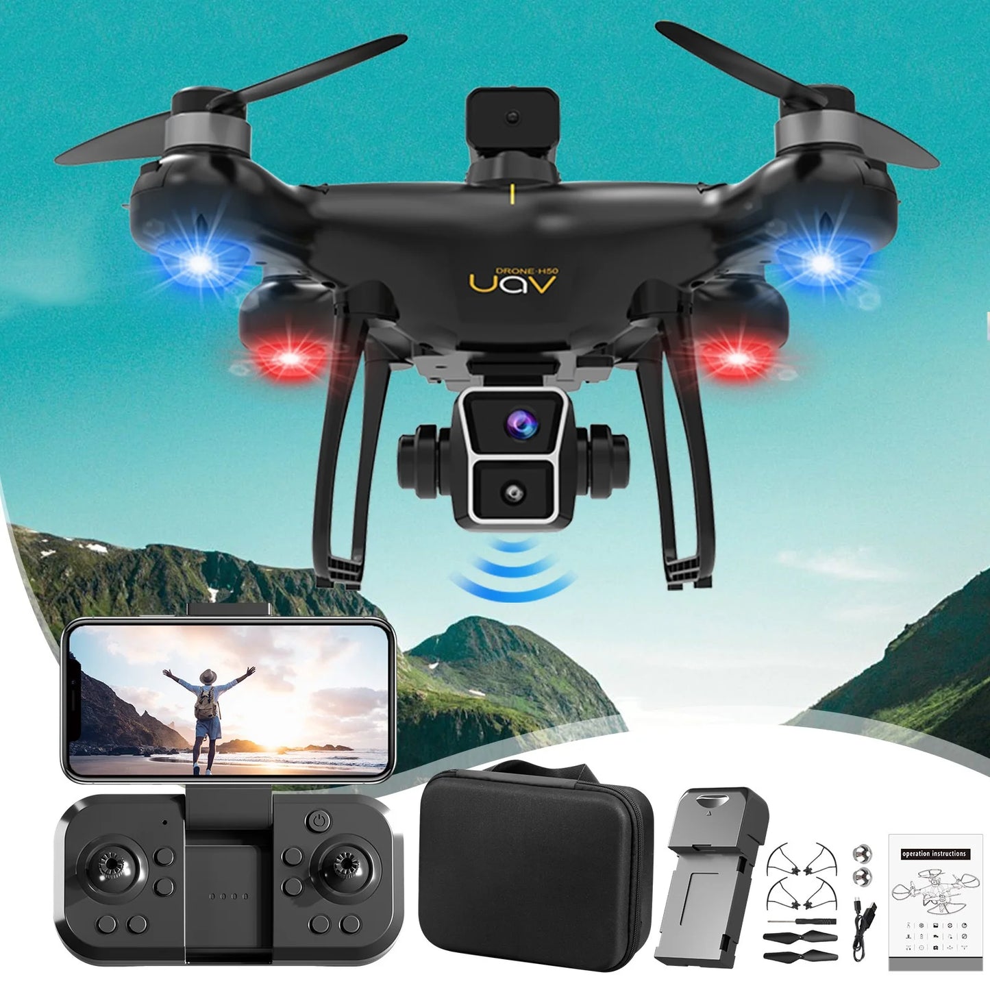 Dron SKY-5 4K sa Dve kamere