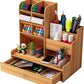 Drveni organizator za olovke i pribor – elegantan organizator za sto