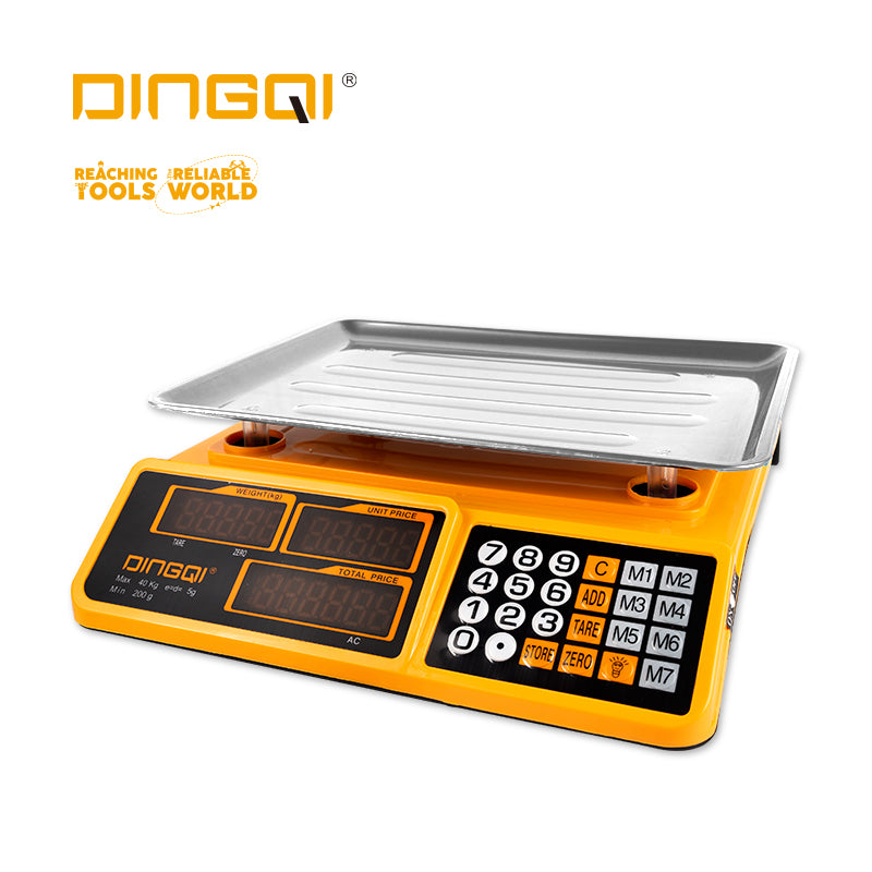Elektronska digitalna pijačna vaga 40 kg DINGQI
