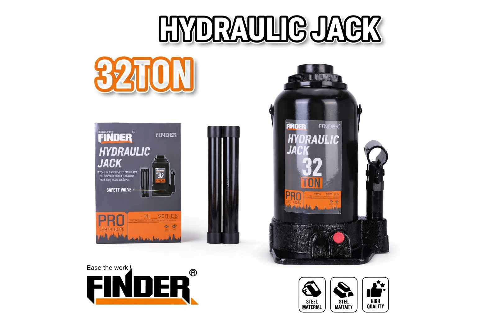 Profesionalna Hidraulična Dizalica 32T Finder Pro Series