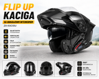 Modularna Kaciga sa Bluetoothom – Flip Up Kaciga sa Integrisanim Sunčanim Vizirom