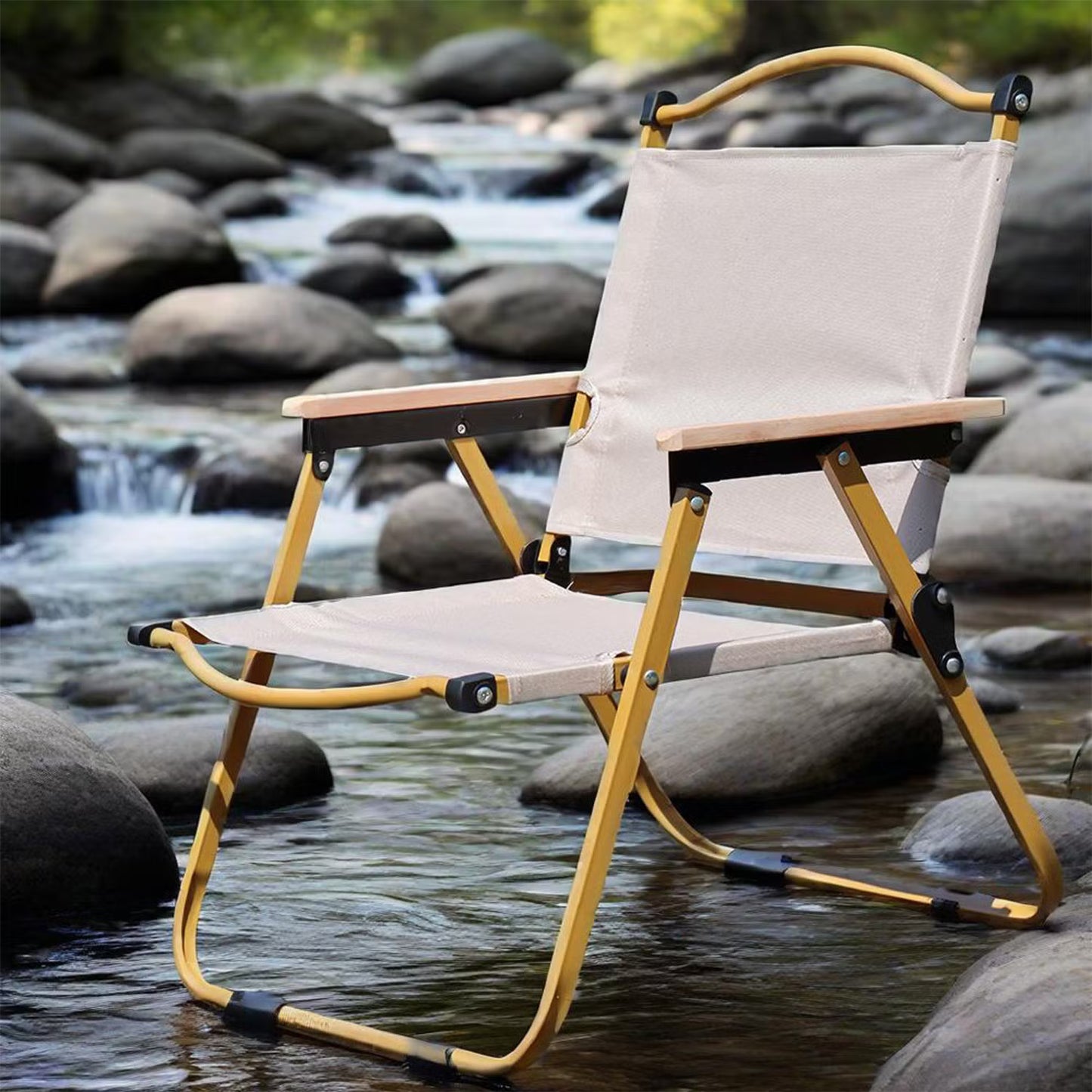 Sklopiva stolica za kampovanje, izlet, plazu