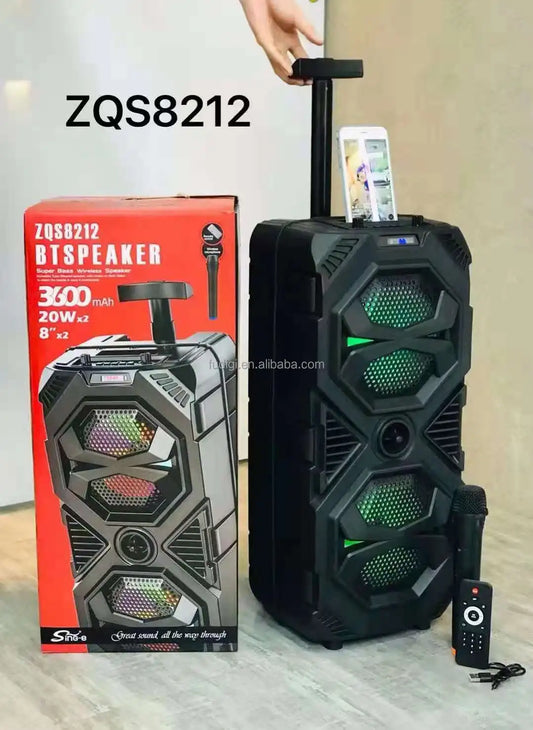 Karaoke bluetooth zvučnik ZQS 8212 + bežični mikrofon