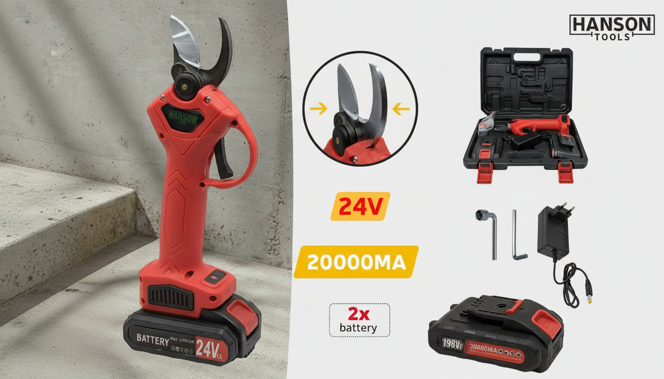 HANSON akumulatorske makaze za orezivanje voća i granja