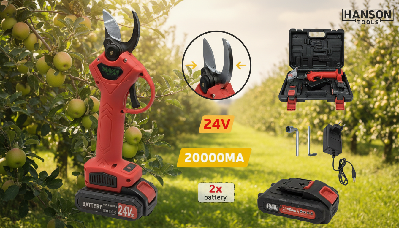 HANSON akumulatorske makaze za orezivanje voća i granja