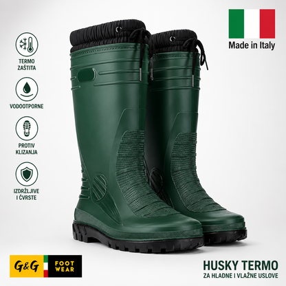 PVC Termo Čizme Husky – Toplina i Zaštita | Italijanska Izrada