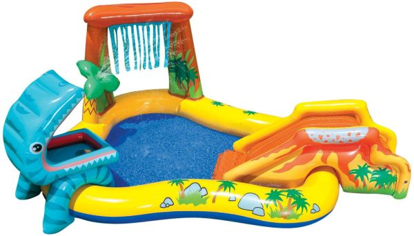 INTEX Dino Play Centar Bazen za Decu – Vodeni Park sa Toboganom
