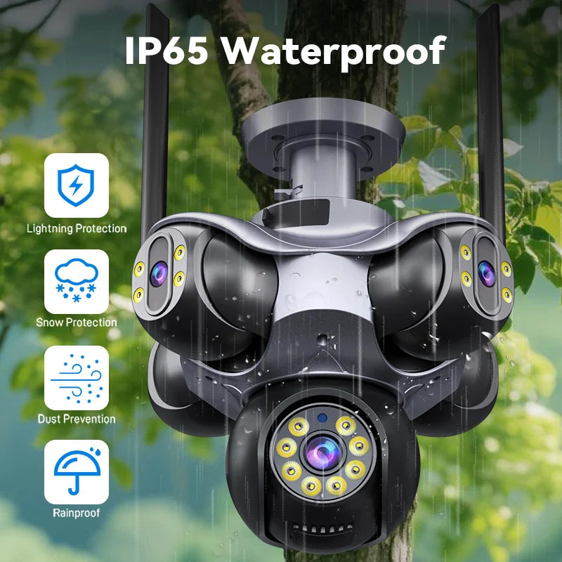 WiFi PTZ Kamera sa 5 Sočiva – 20MP Profesionalni Video Nadzor