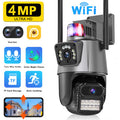 IP PTZ kamera 4K 8x Zoom, 2 sočiva + sirena + 32GB memorija